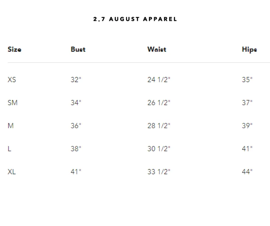 2.7 AUGUST APPAREL - Lemon Tank