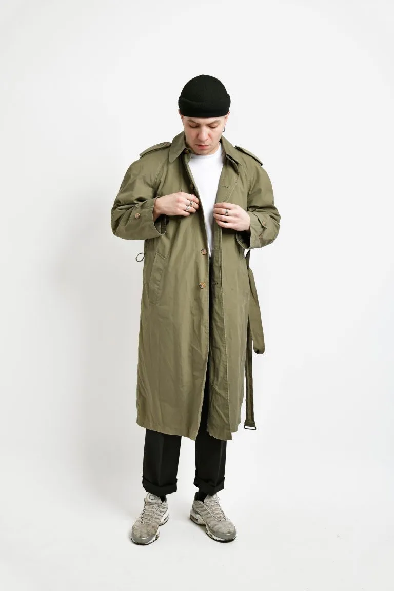 80s retro detective trench coat