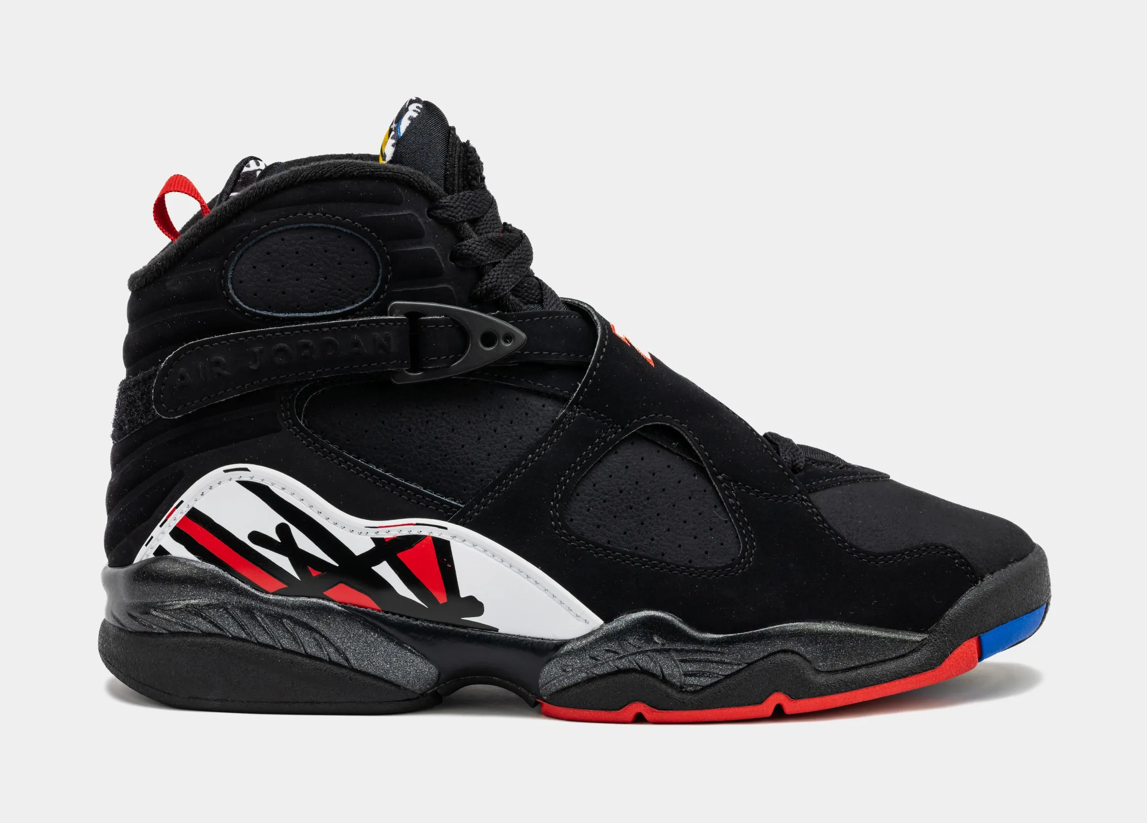 Air Jordan 8 Retro Playoffs Mens Lifestyle Shoes (Black)