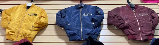 Aloha Kids Bomber Jackets