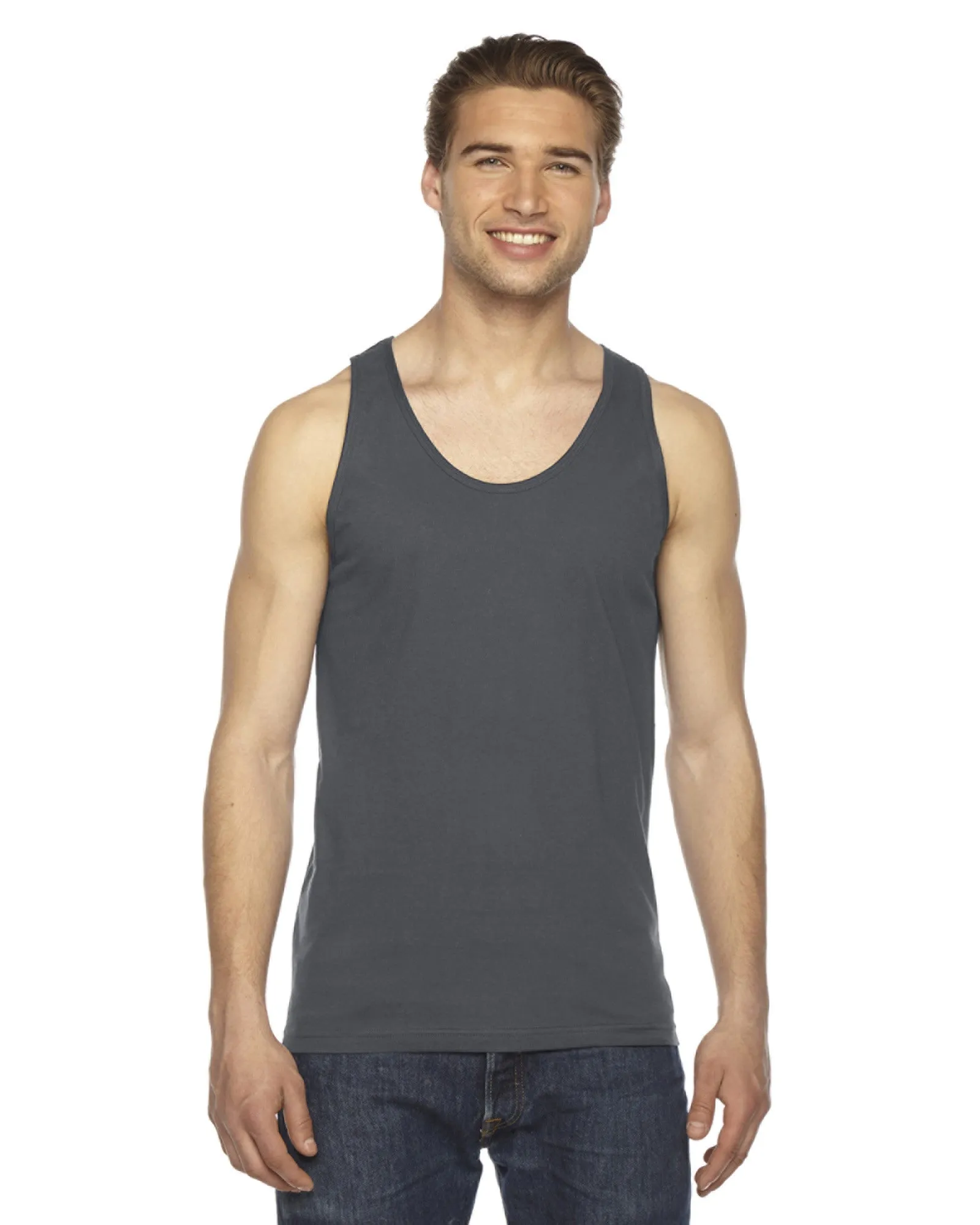 American Apparel Fraternity Scripted Tank Top - American Apparel 2408W - CAD