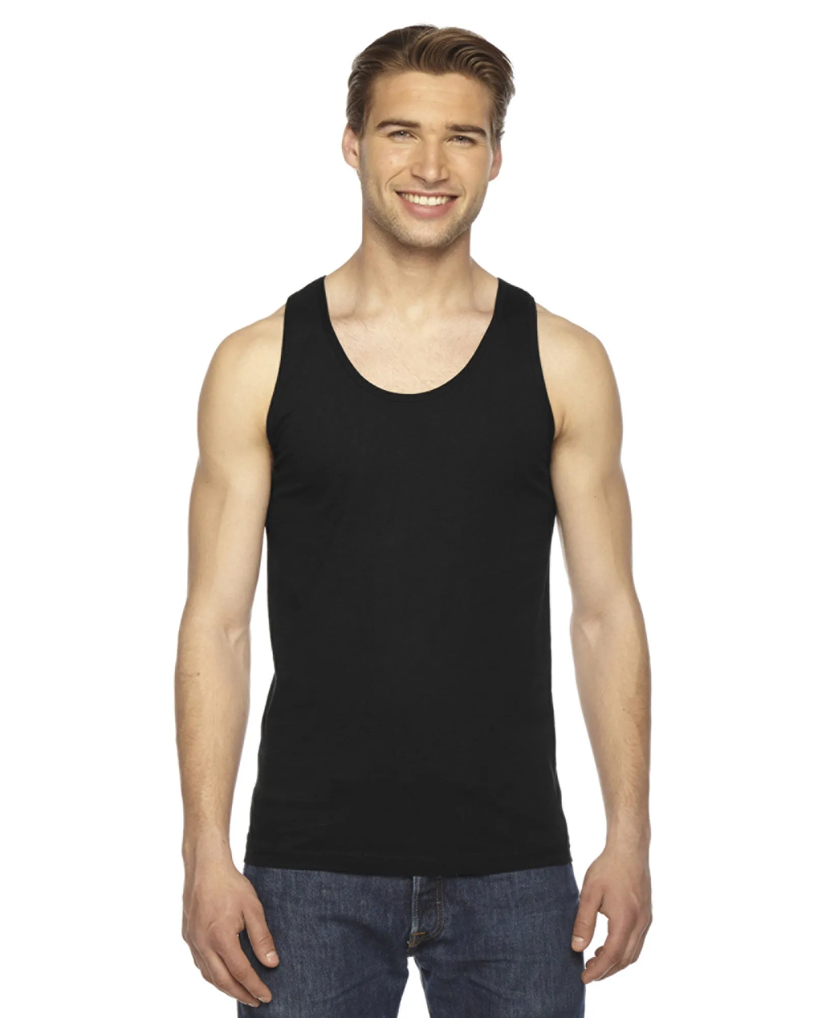 American Apparel Fraternity Scripted Tank Top - American Apparel 2408W - CAD