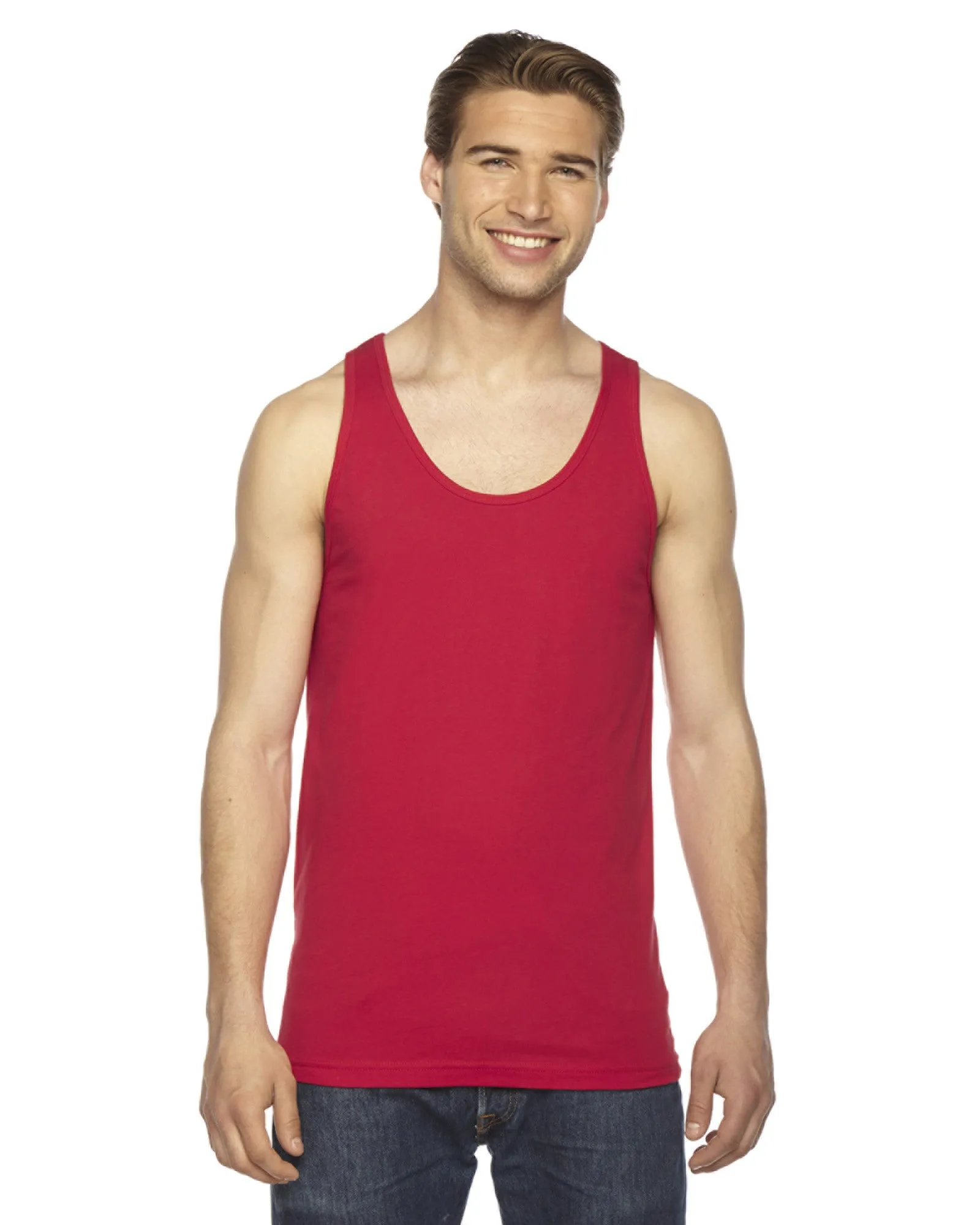 American Apparel Fraternity Scripted Tank Top - American Apparel 2408W - CAD