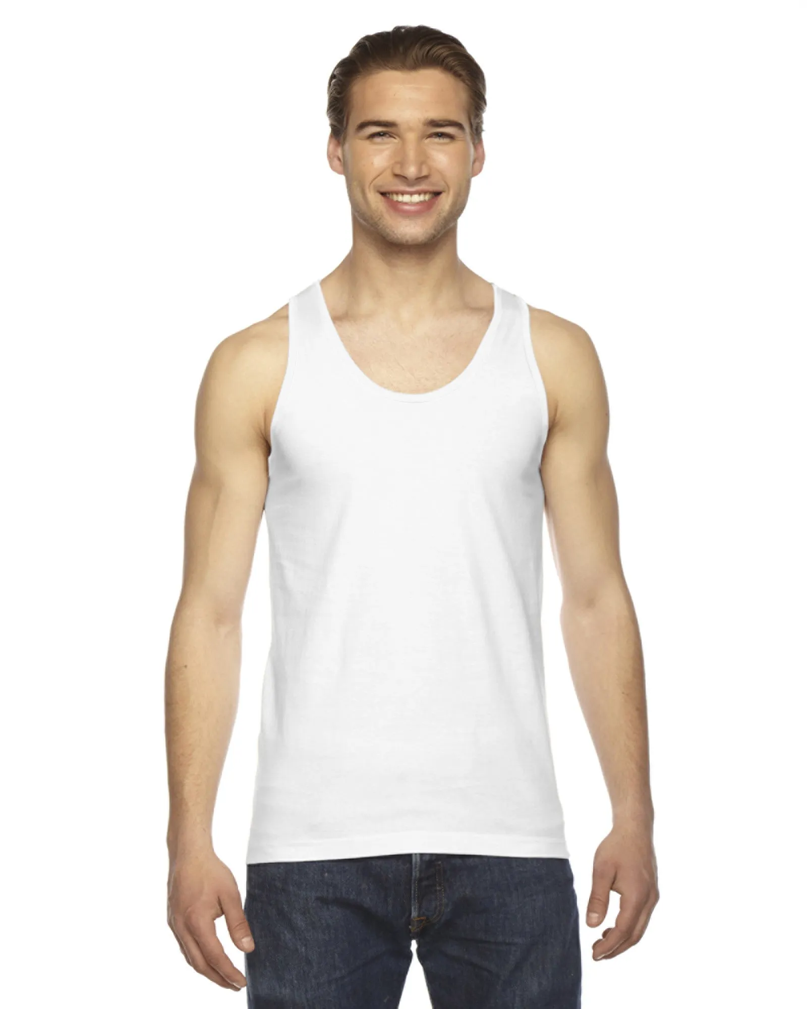 American Apparel Fraternity Scripted Tank Top - American Apparel 2408W - CAD