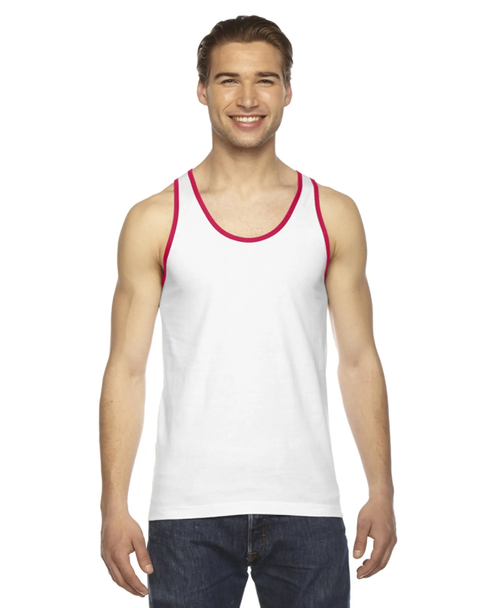 American Apparel Fraternity Scripted Tank Top - American Apparel 2408W - CAD