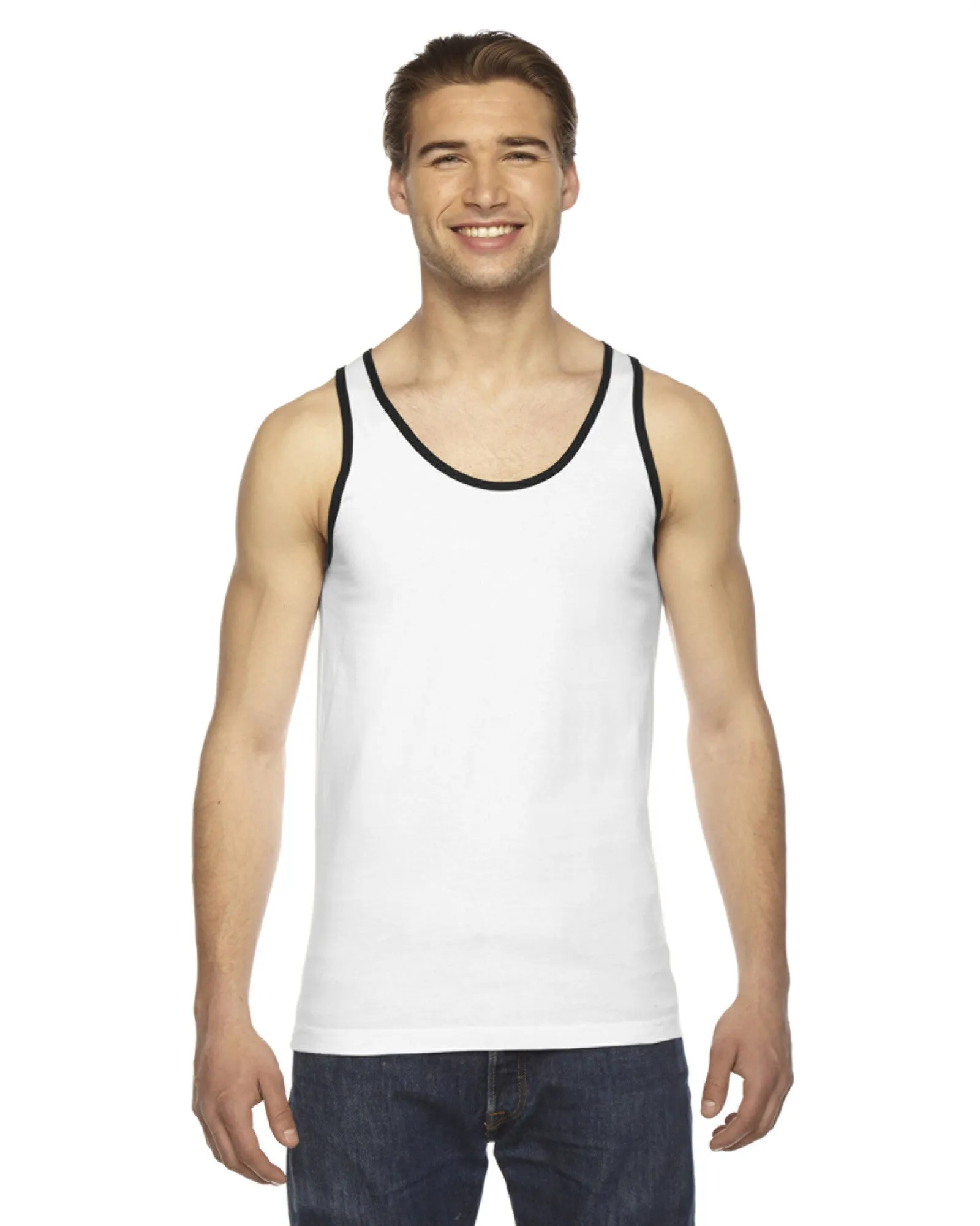 American Apparel Fraternity Scripted Tank Top - American Apparel 2408W - CAD