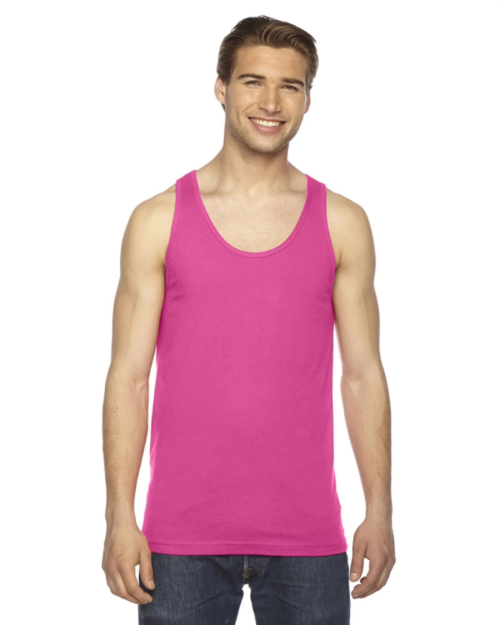 American Apparel Fraternity Scripted Tank Top - American Apparel 2408W - CAD