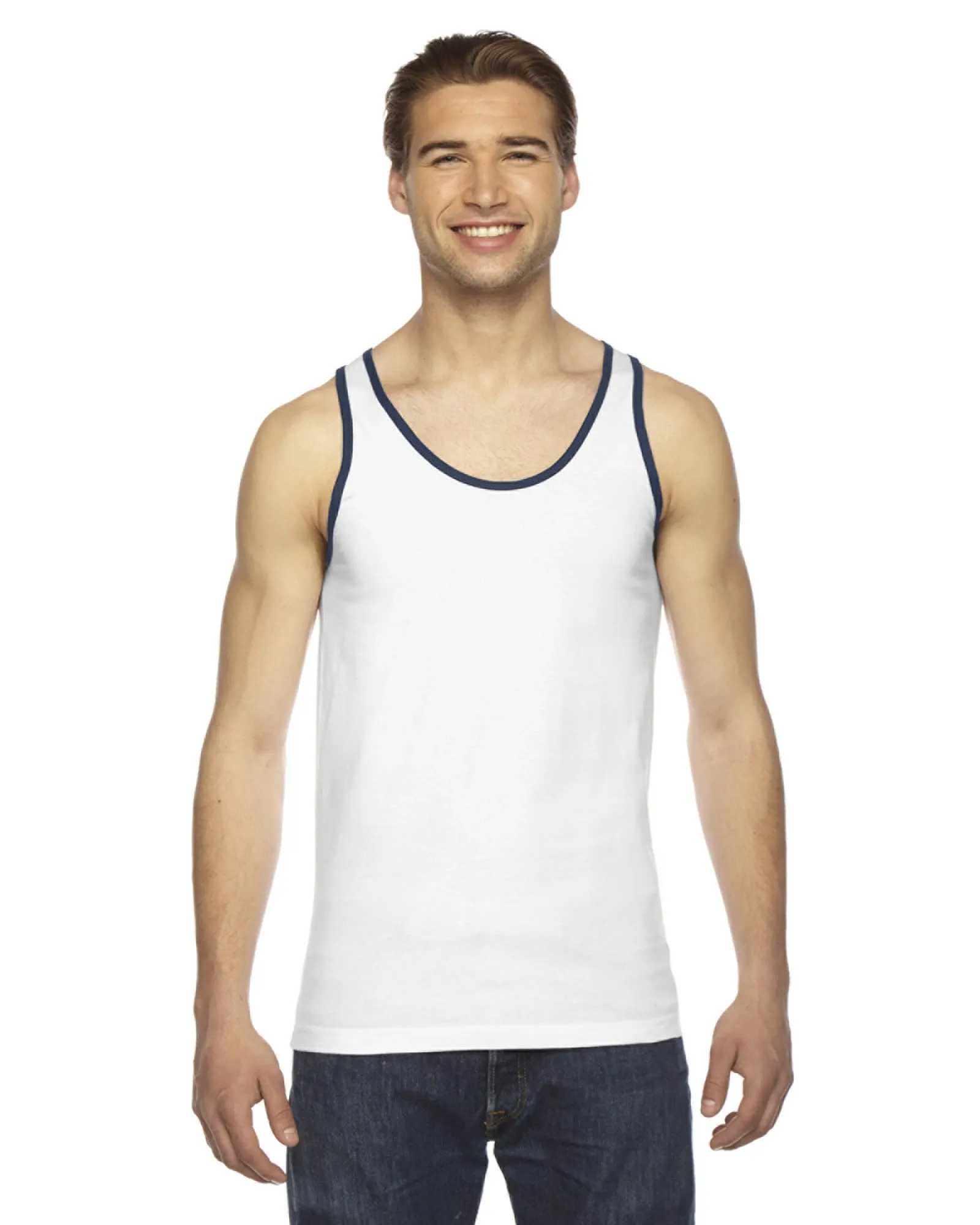 American Apparel Fraternity Scripted Tank Top - American Apparel 2408W - CAD