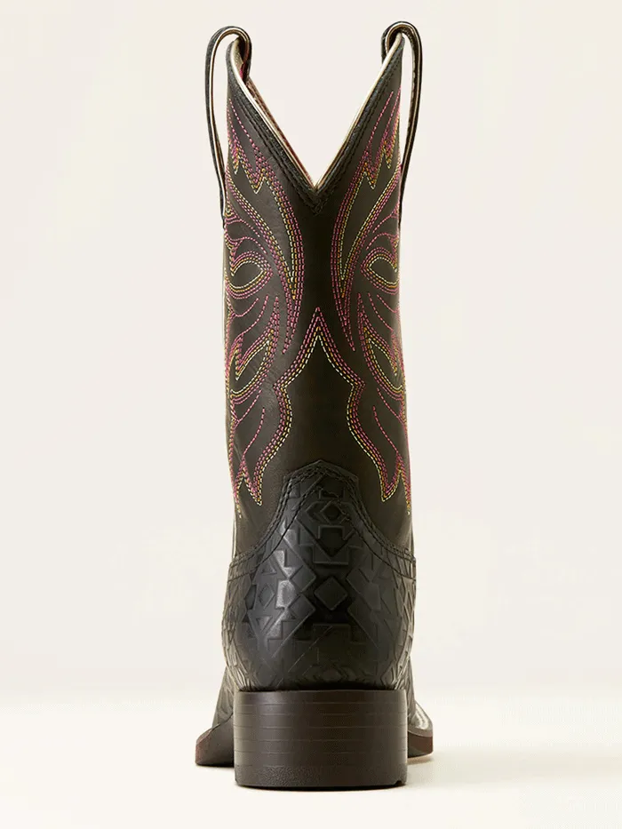 Ariat 10050885 Womens Buckley Western Boot Blanket Emboss Black