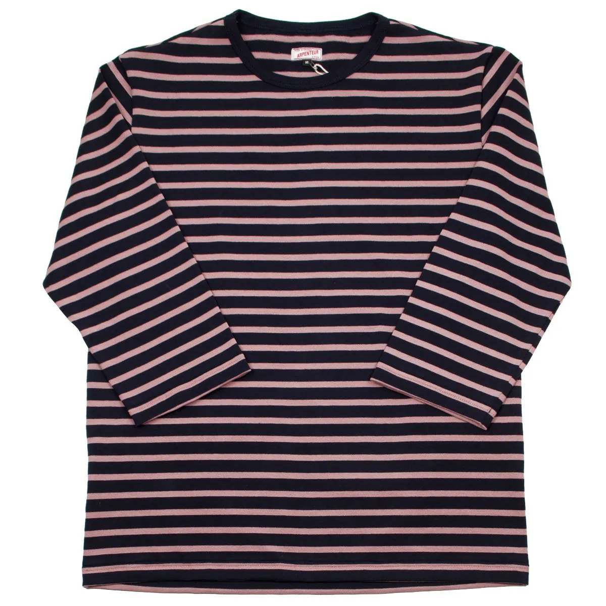 Arpenteur - Brehat Breton Jersey - Navy / Pink Stripes