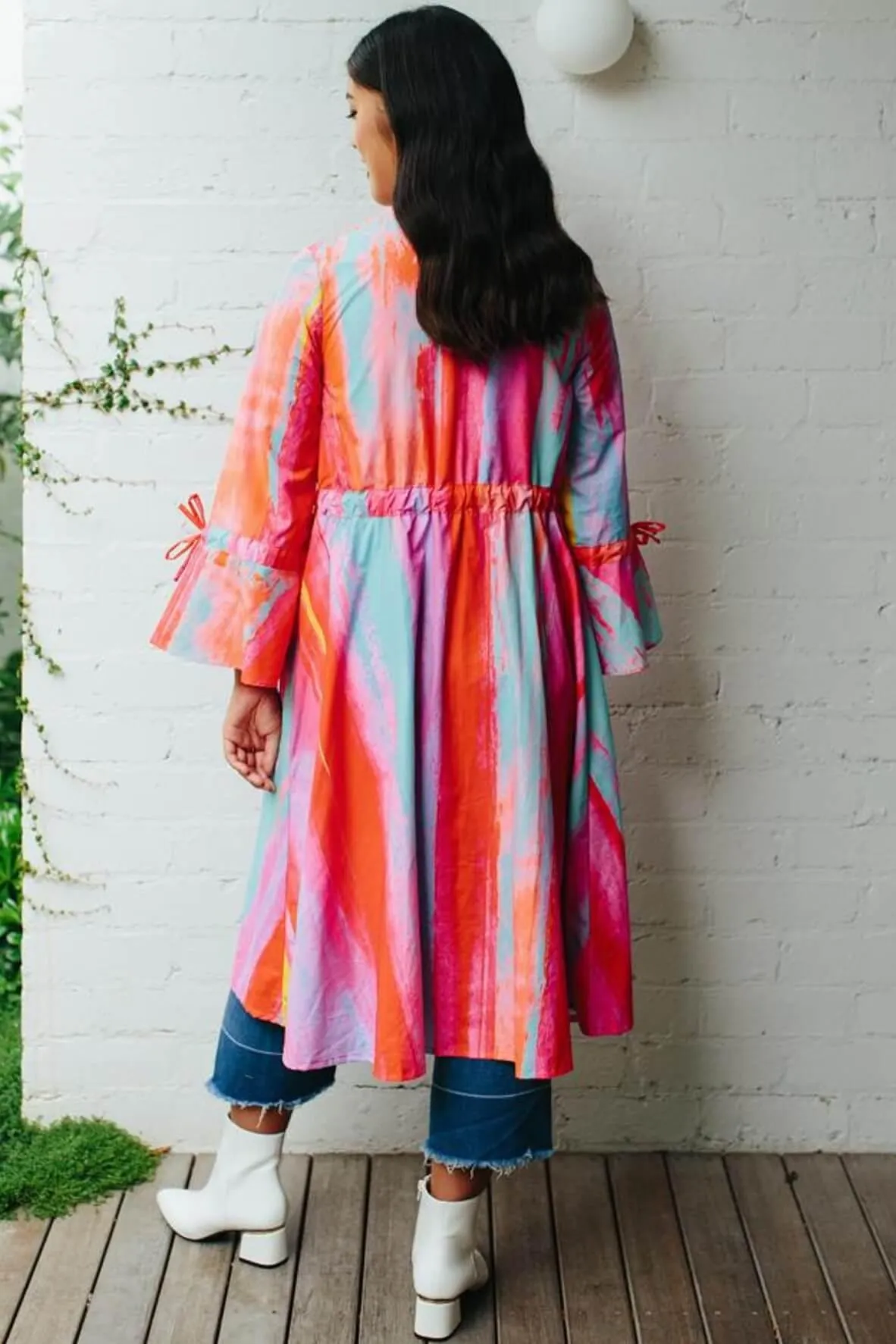 Bergamot Morning Coat in Horizon