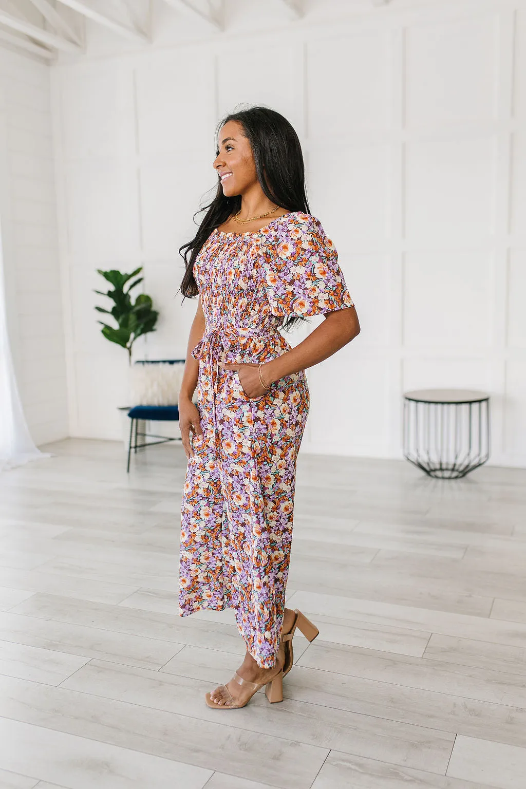 Better Than Fine Floral Jumpsuit