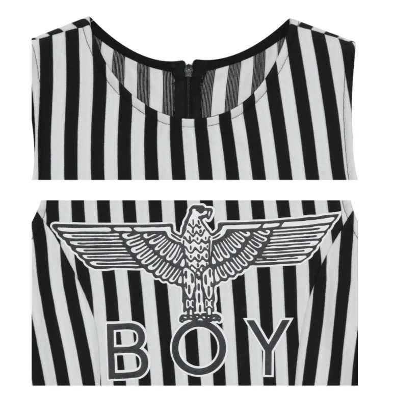 BOY LONDON  |Studded Street Style U-Neck Medium Fringes Oversized