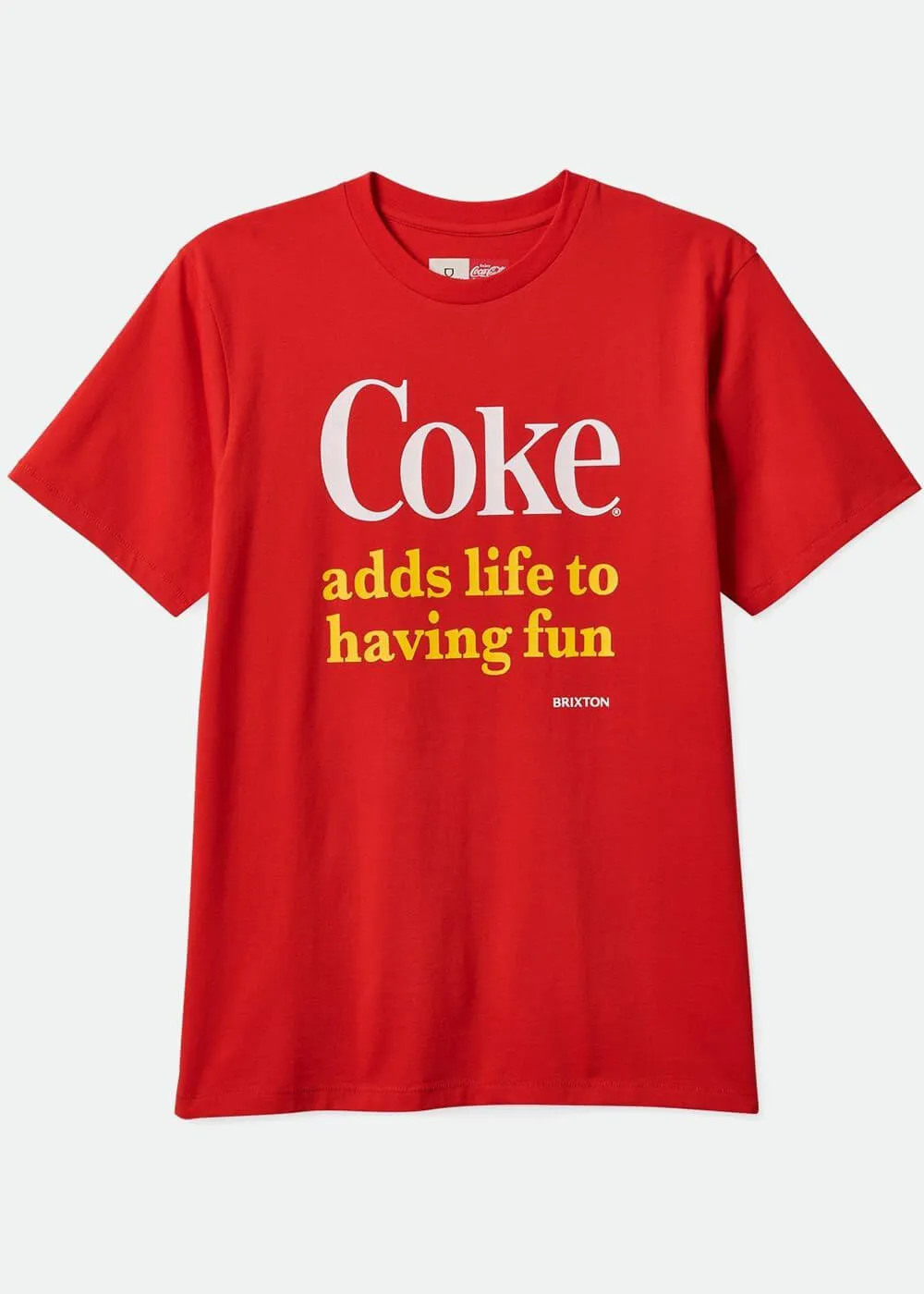 Brixton x Coca Cola Men's Having Fun T-Shirt Red