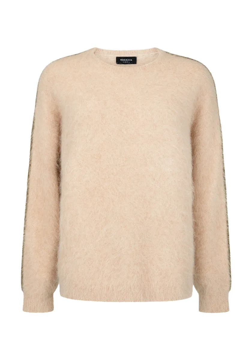 Brushed Alpaca Sweater - Bisque