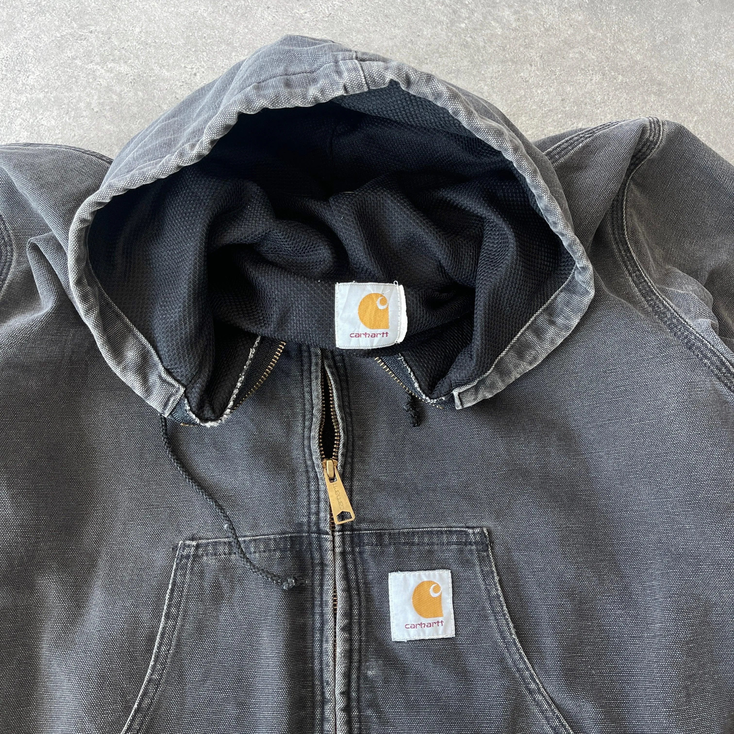 Carhartt 1990s heavyweight active hooded jacket (L)