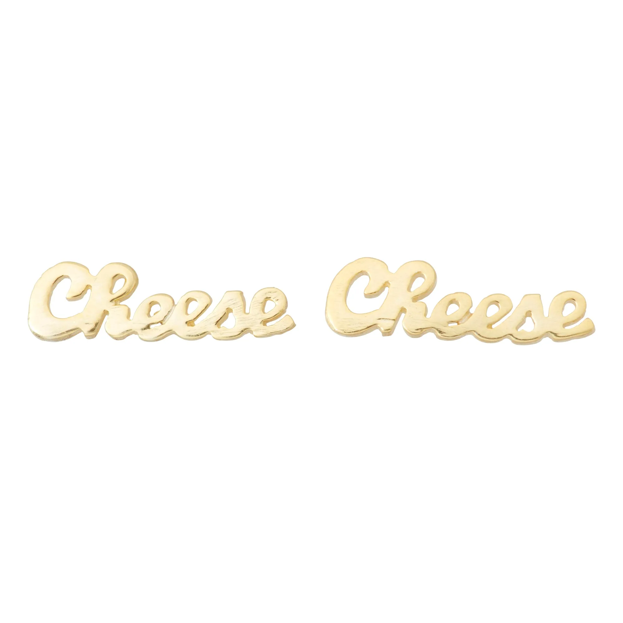 Cheese Earrings