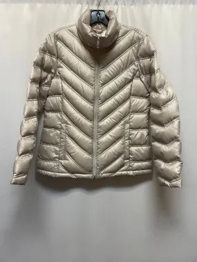 Coat Puffer & Quilted By Kenneth Cole In Beige, Size: M