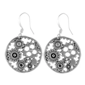 Cog & Wheel Earrings