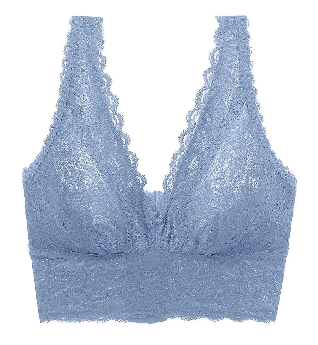 Cosabella Never Say Never CURVY Plungie Longline Bralette (NEVER1382) - Coastal Blue