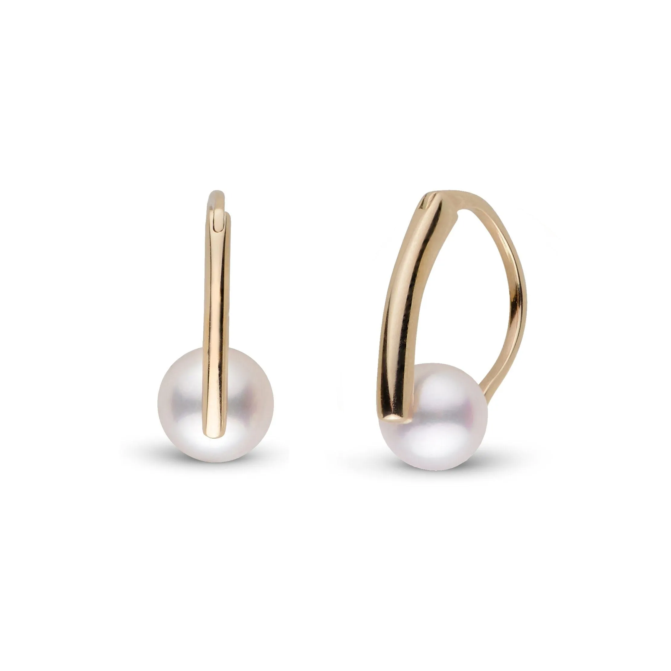 Deco Collection 7.0-7.5 mm Akoya Pearl Earrings