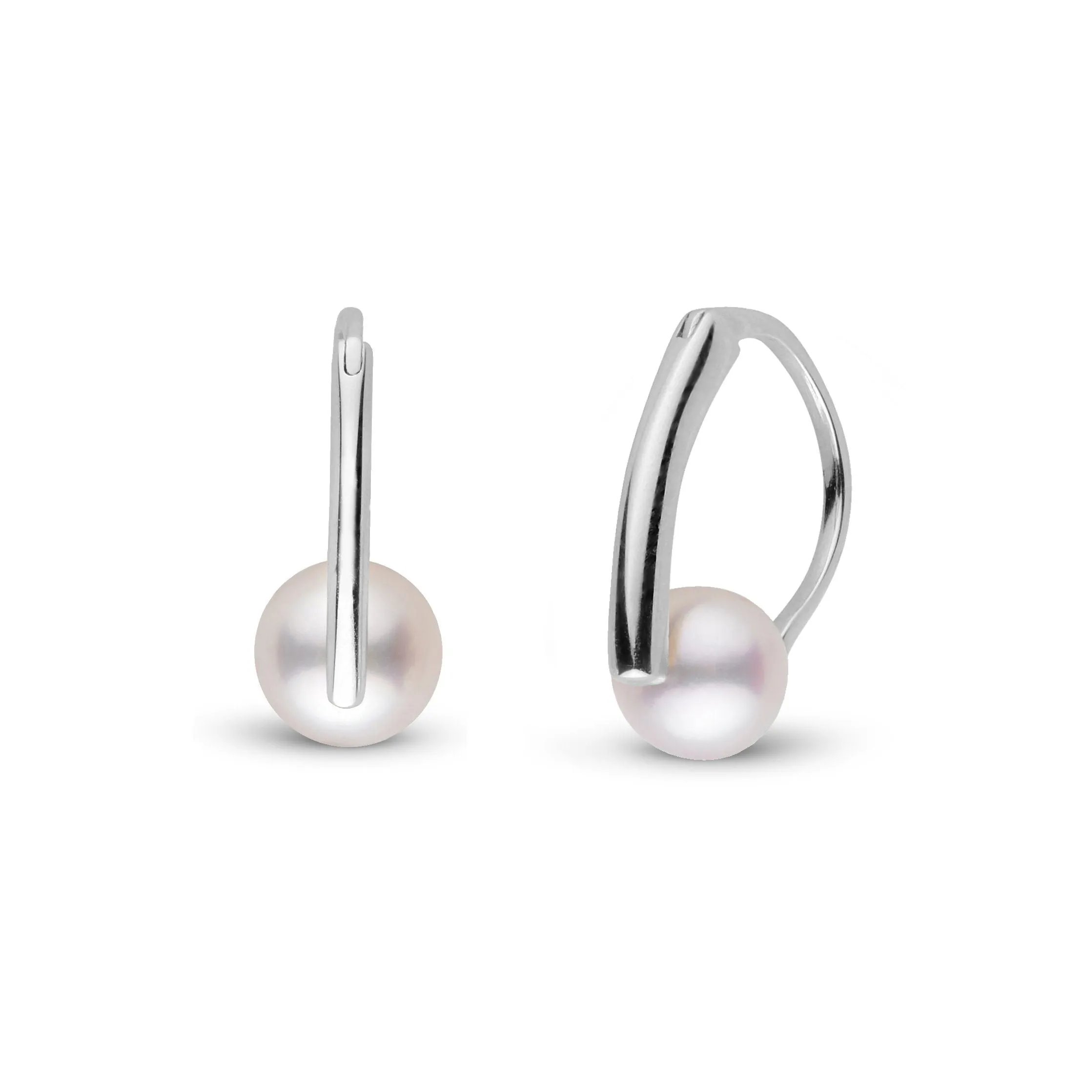 Deco Collection 7.0-7.5 mm Akoya Pearl Earrings