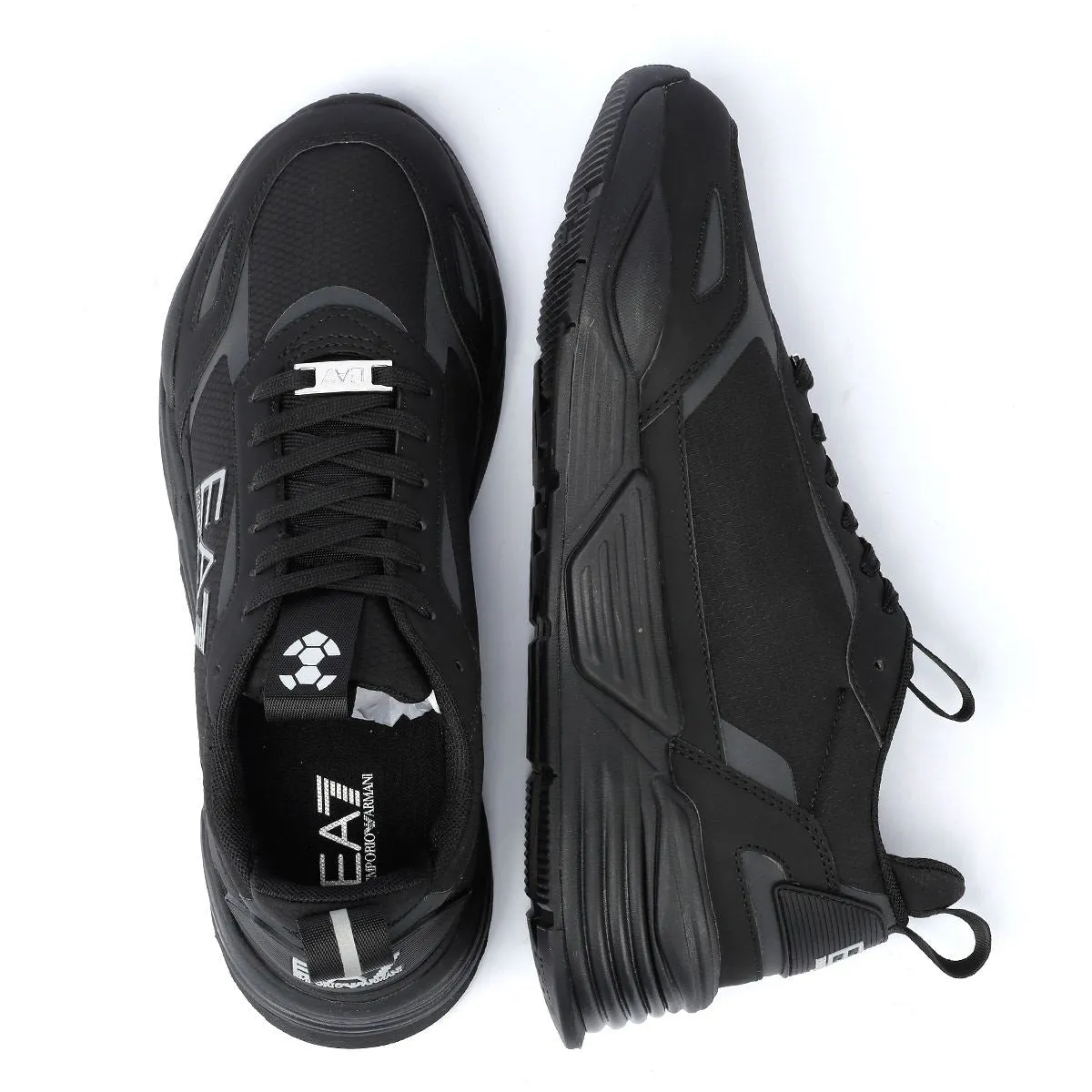 EA7 Ace Runner Exagon Men's Black Trainers