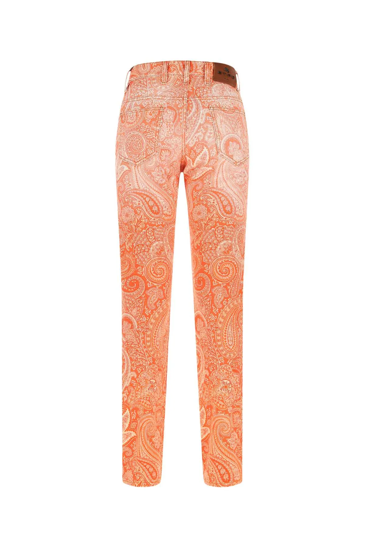 Etro Paisley Print Straight Leg Jeans