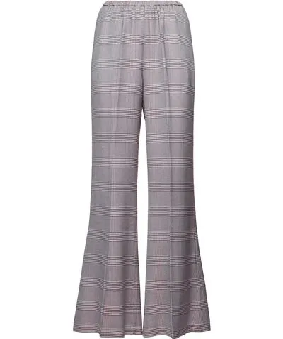 forte forte Prince Of Wales Flared Pants