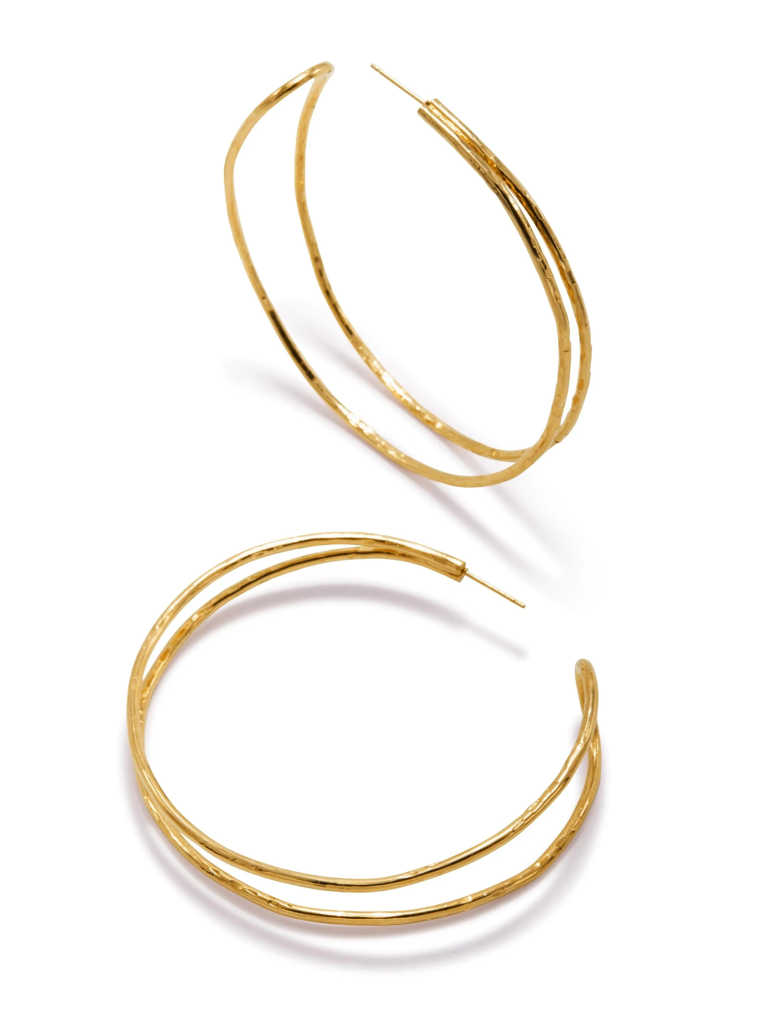 Gold Mimi Hoop Earrings