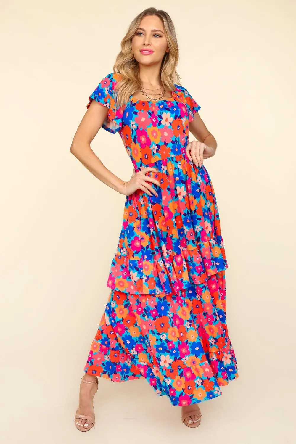 HANNAH FLORAL MAXI DRESS