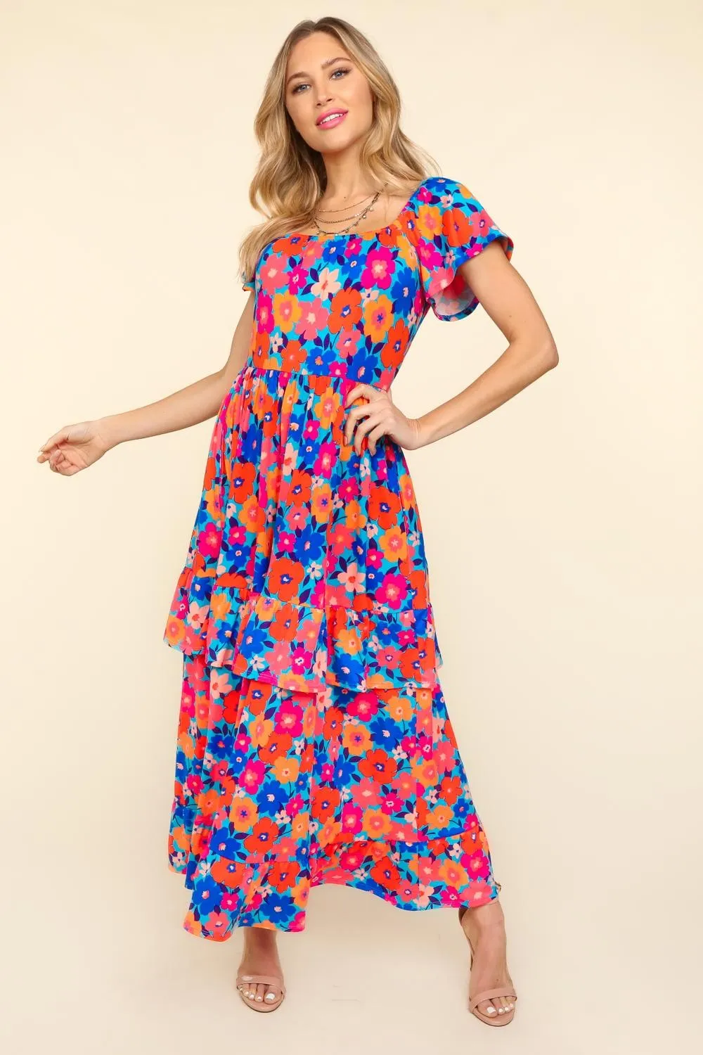 HANNAH FLORAL MAXI DRESS