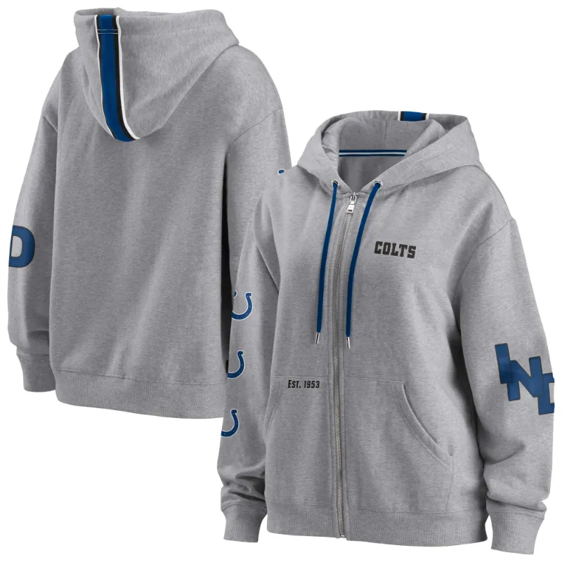 Harrison Indianapolis Colts Grey Hooded Jacket - William Jacket