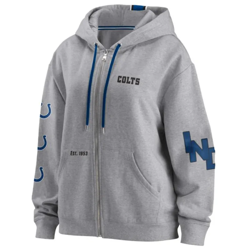 Harrison Indianapolis Colts Grey Hooded Jacket - William Jacket