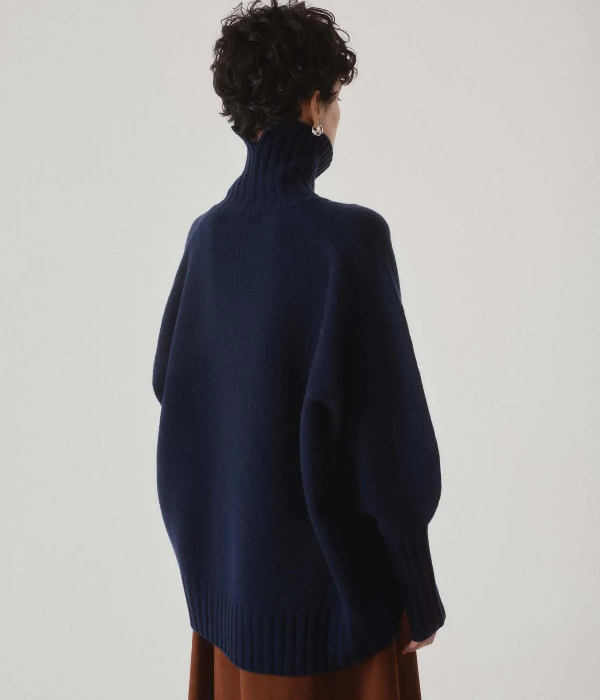 Highcollar Sweater - Indigo