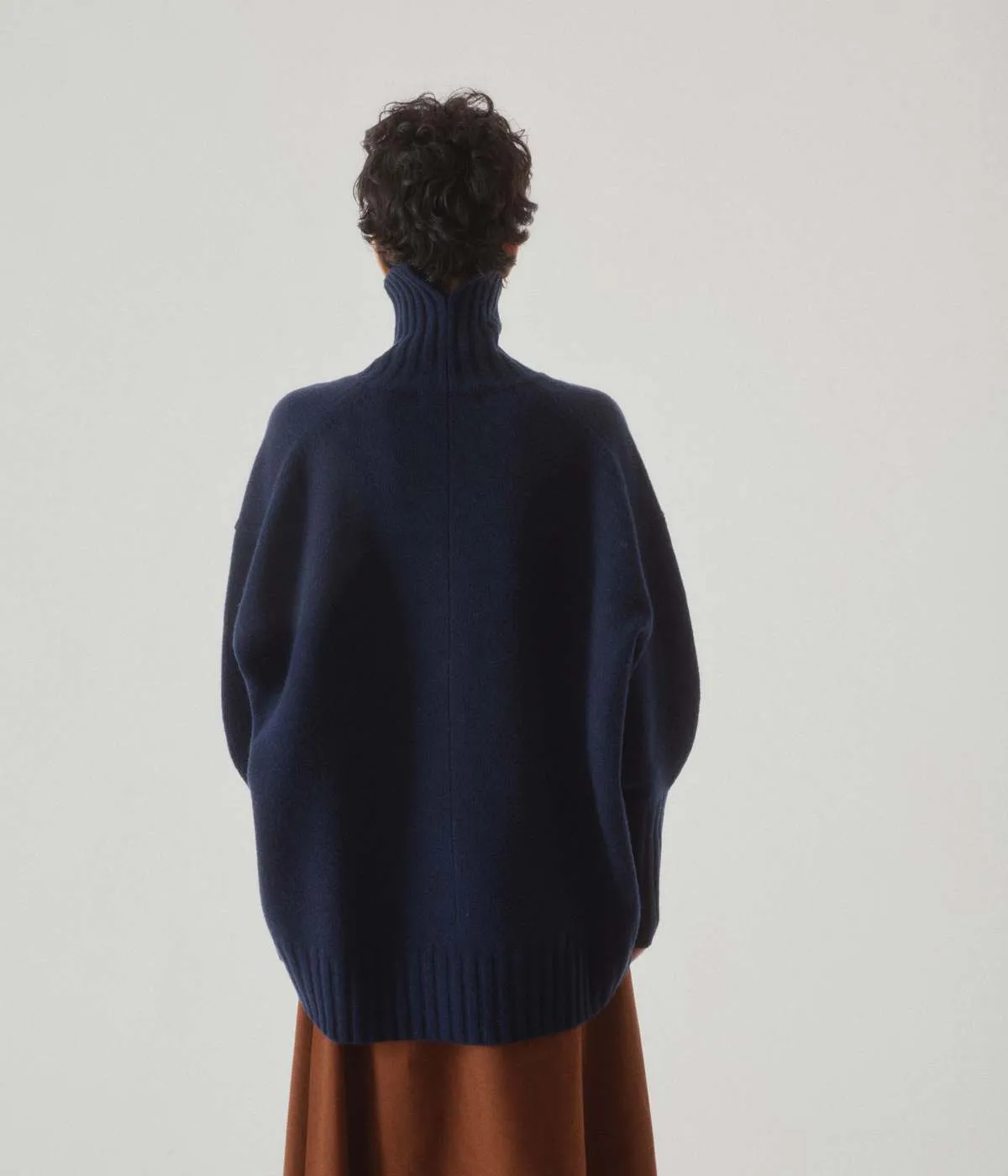 Highcollar Sweater - Indigo