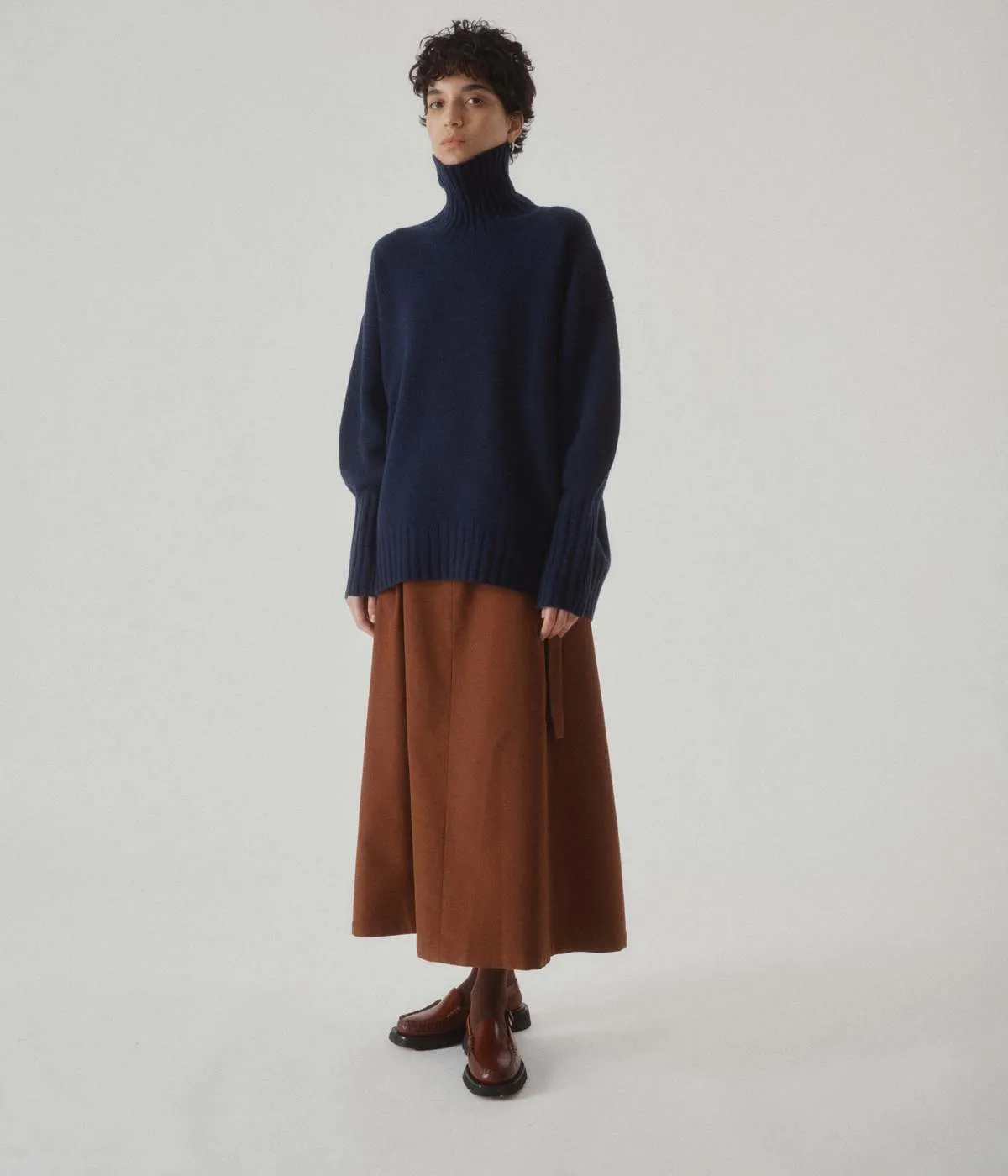 Highcollar Sweater - Indigo