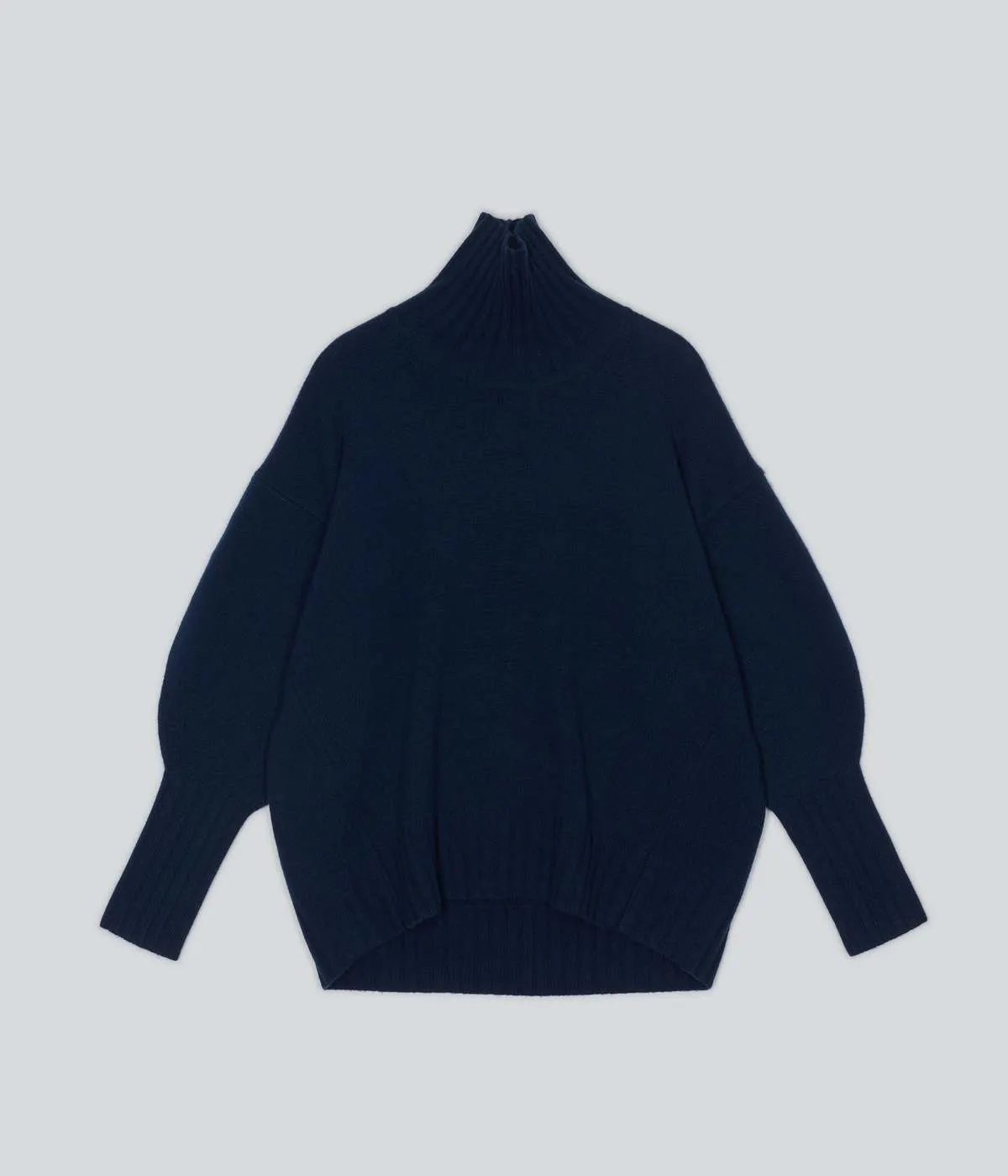 Highcollar Sweater - Indigo