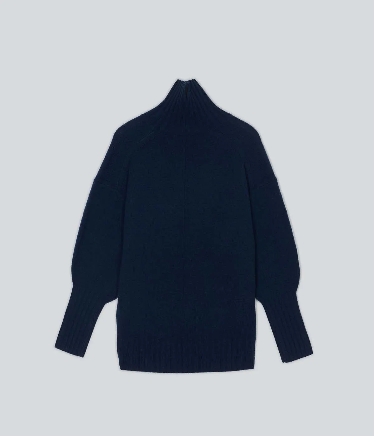 Highcollar Sweater - Indigo