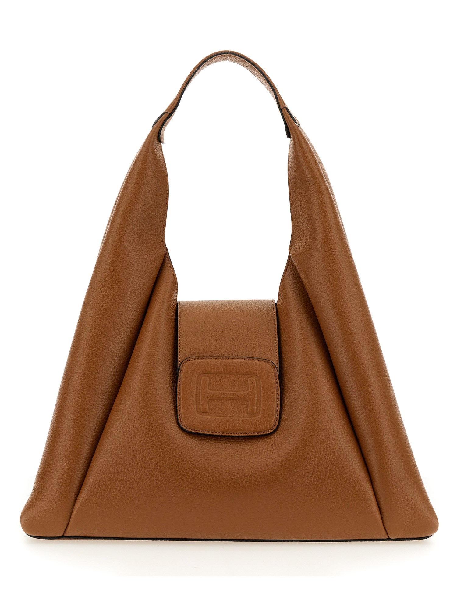 HOGAN    MEDIUM LEATHER H-BAG HOBO BAG