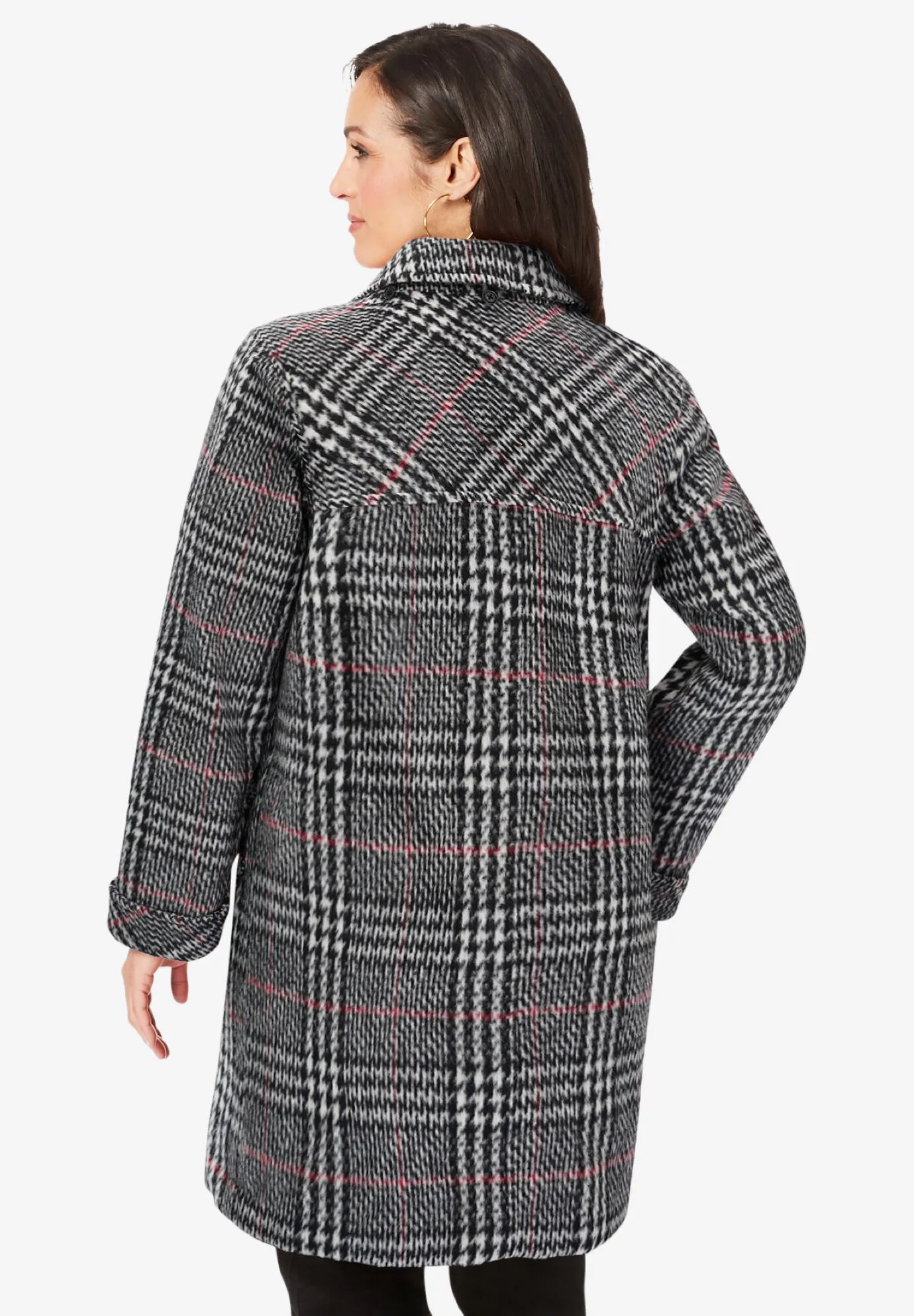 Hooded Toggle Wool Coat