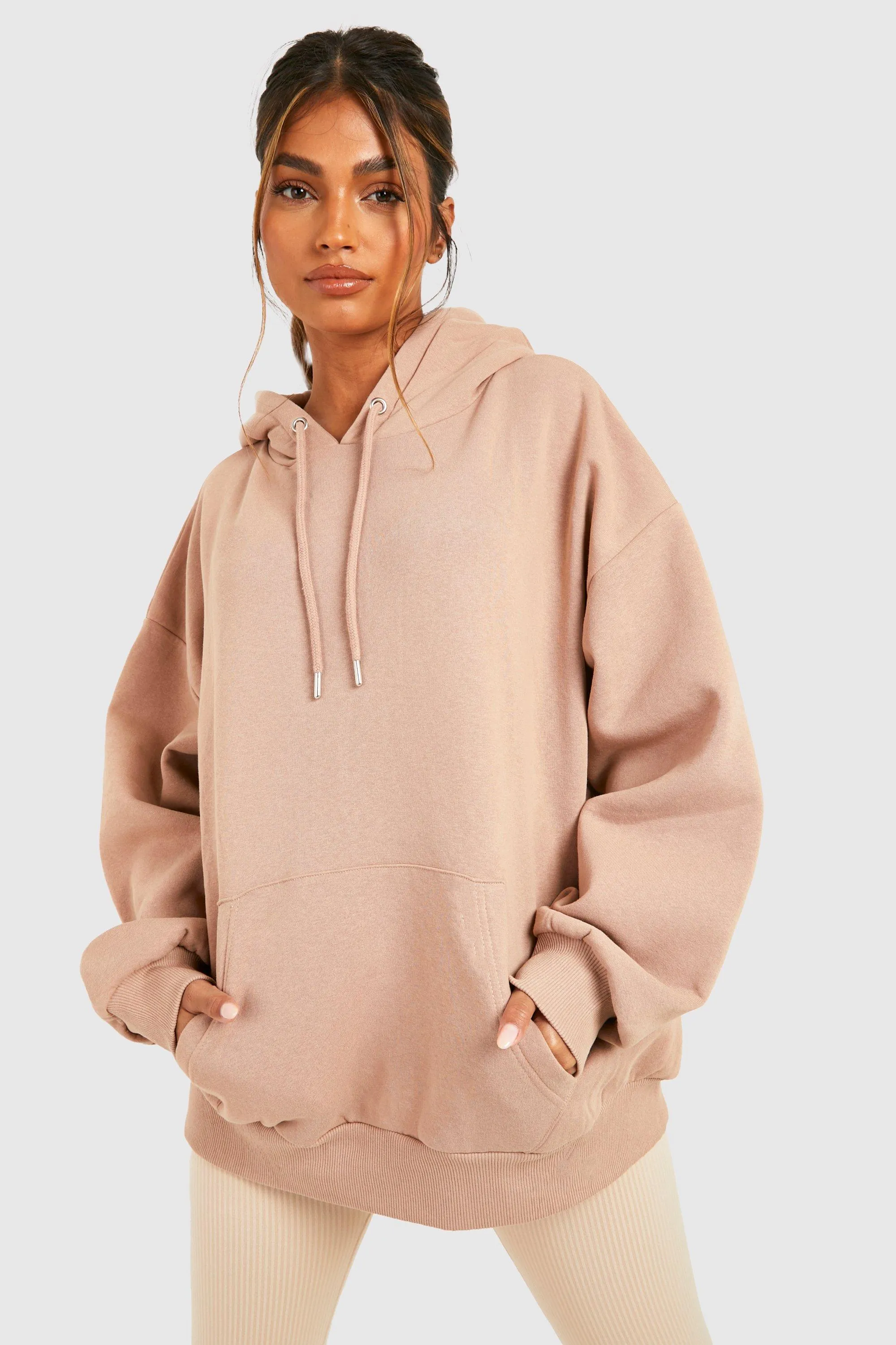 Hoodies & Sweatshirts | Embroidered Back Oversized Hoodie | boohoo