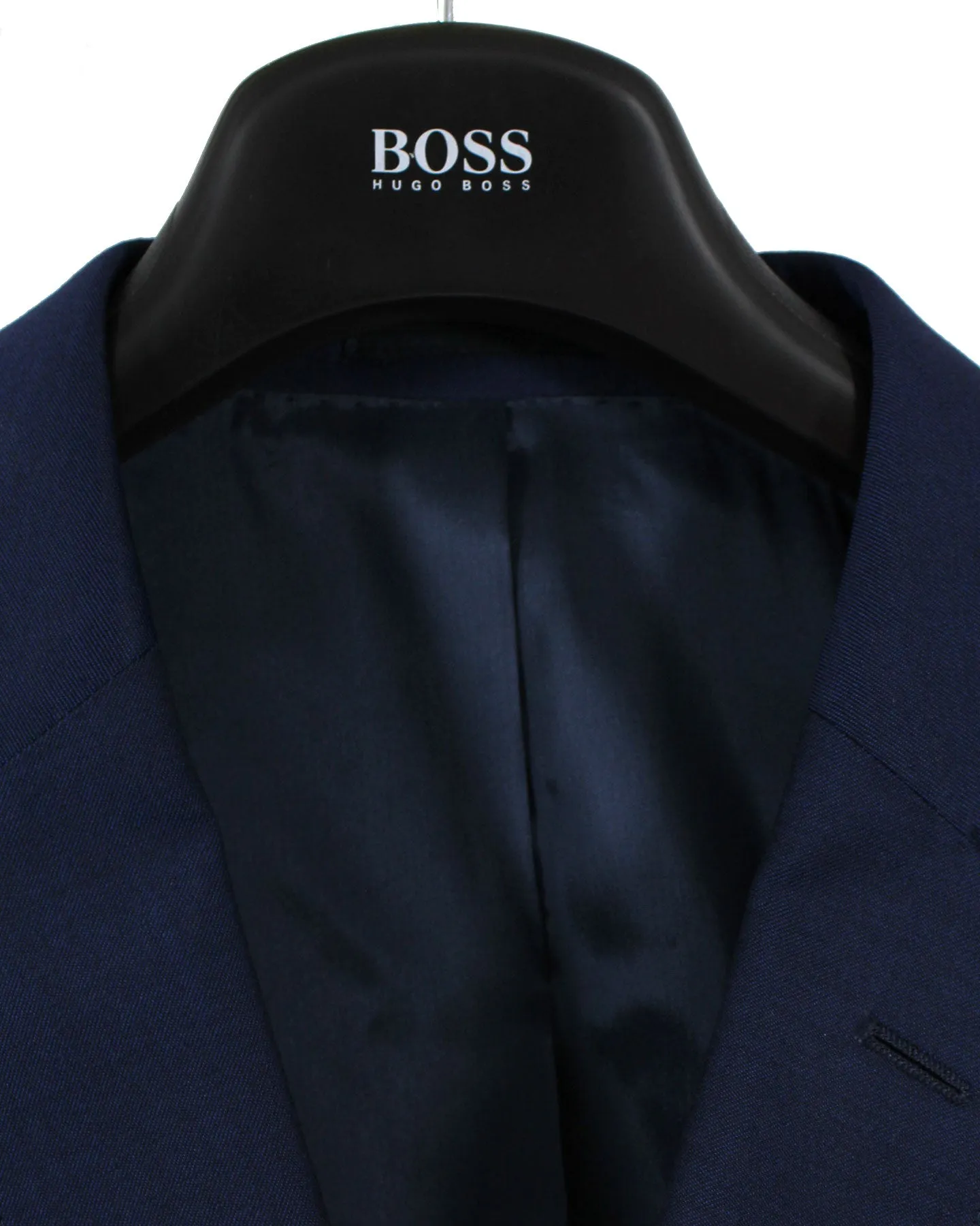 Hugo Boss Sport Coat Dark Blue - Virgin Wool Blazer EU 48 / US 38 L Slim Fit