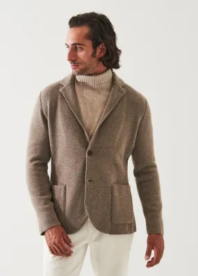 ITALIAN CASHMERE TWO-BUTTON BLAZER