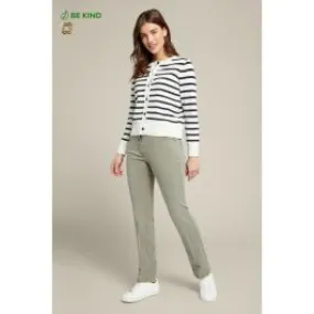 Jeans in cotone sostenibile donna Verde