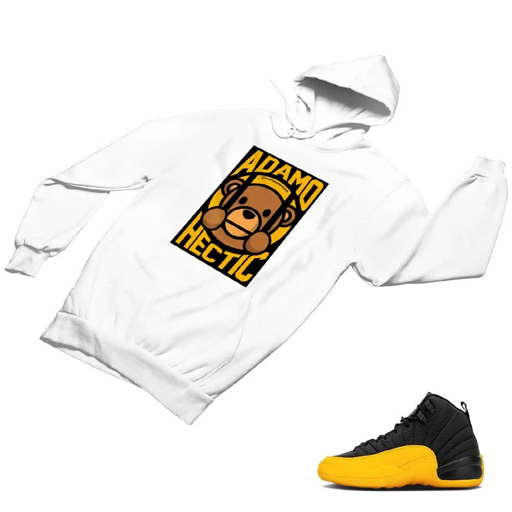 Jordan 12 University Gold Matching Custom Designed Hoodies JD 12-17-3