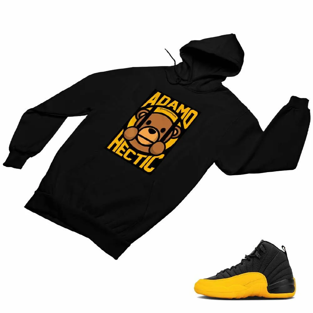 Jordan 12 University Gold Matching Custom Designed Hoodies JD 12-17-3