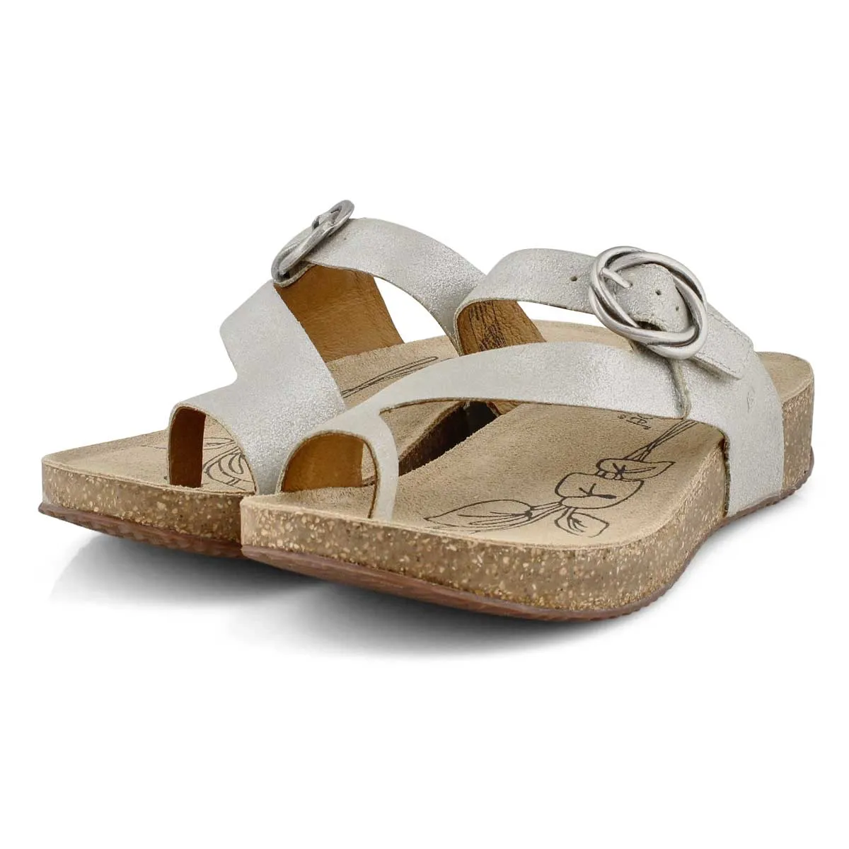 Josef Seibel Tonga 52 Toe Post Sandal- Off- White