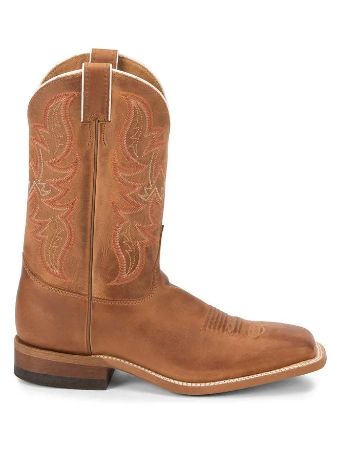 Justin BR735 Mens AUSTIN Western Boot Distressed Cognac