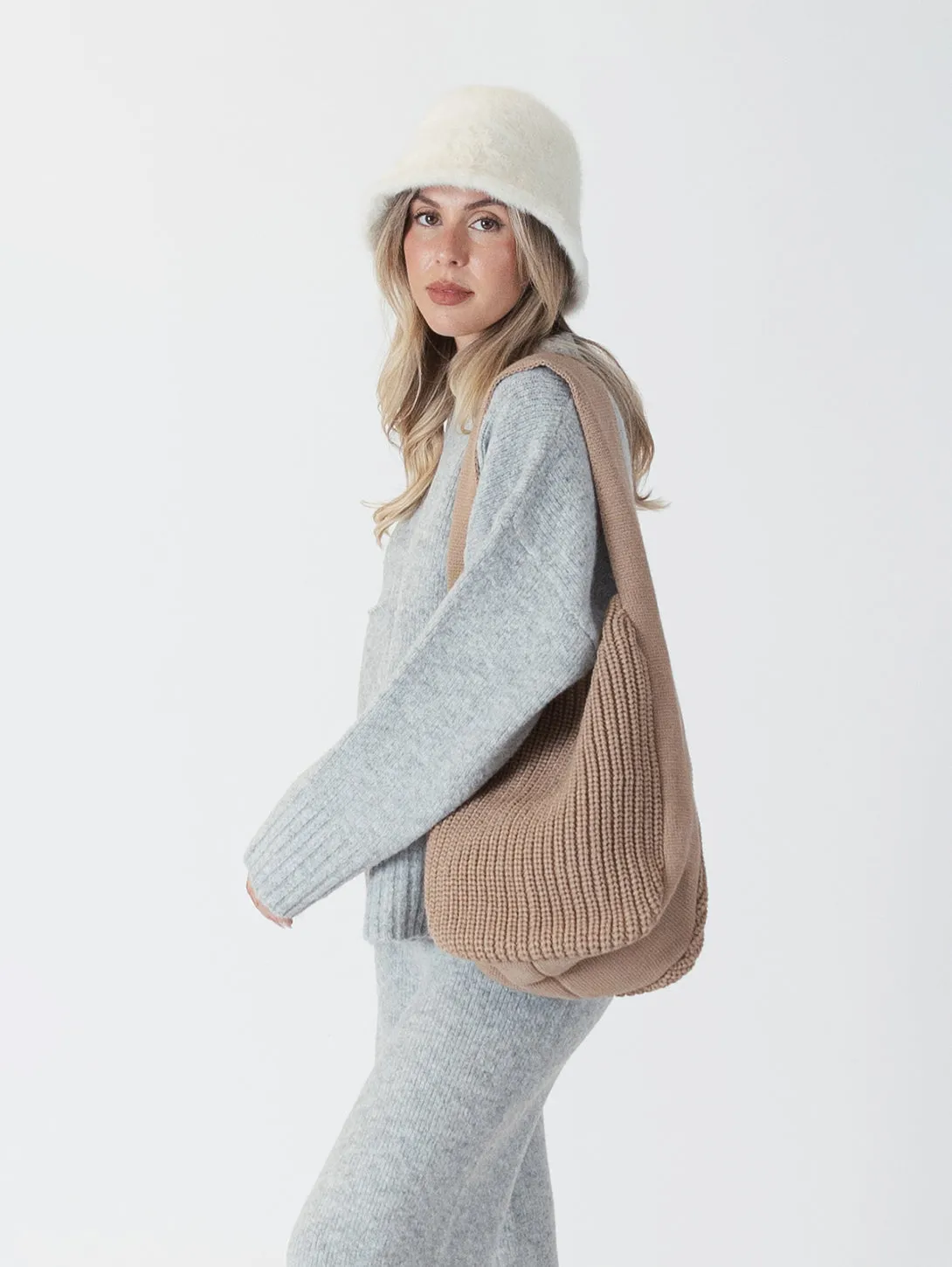 Knit Bag - Camel